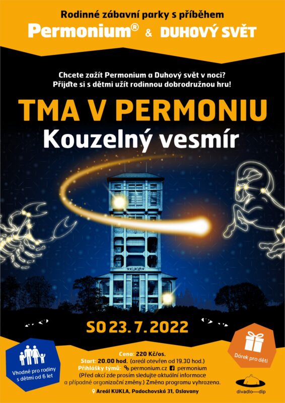 Noční akce pro děti